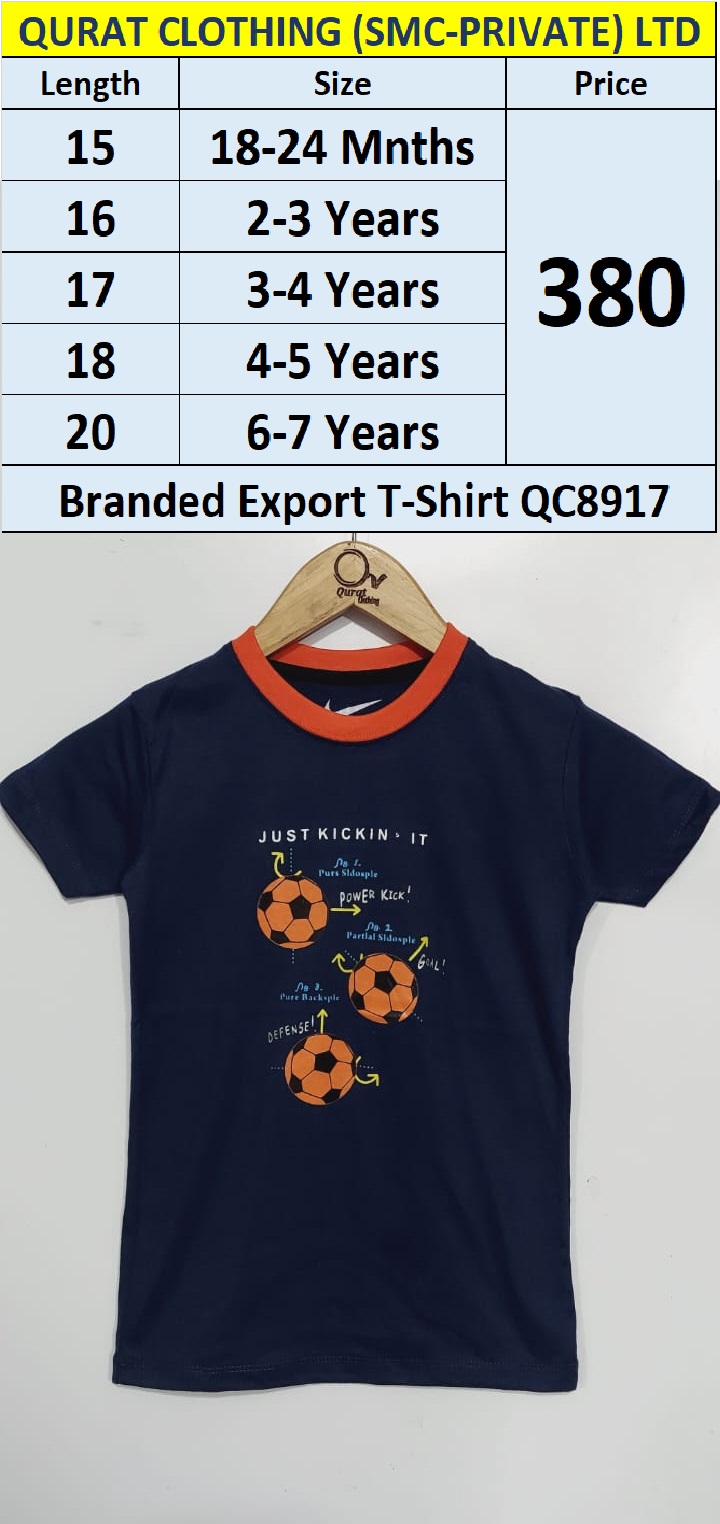Branded Export T-shirt QC8917