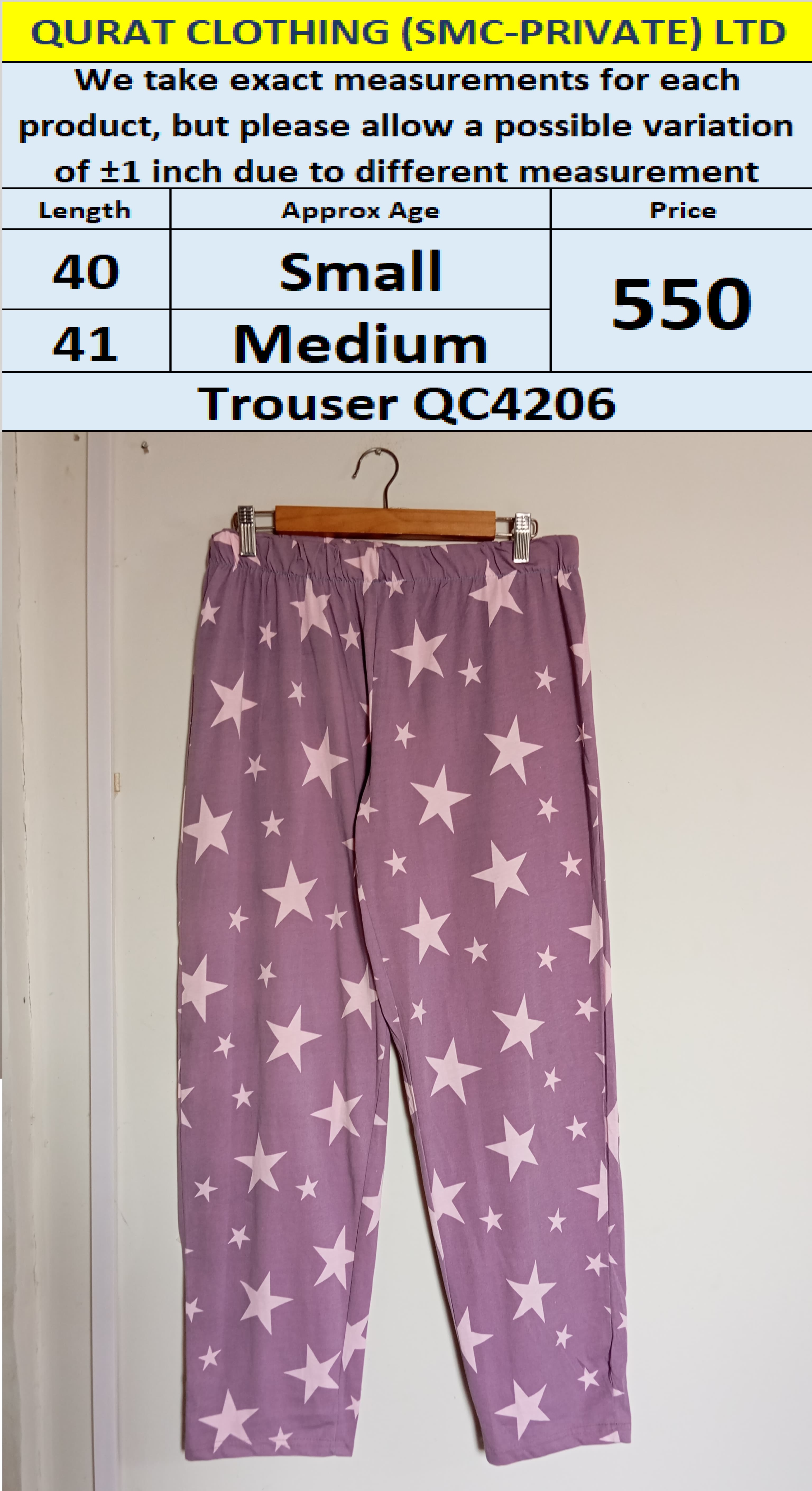Branded Trouser QC4206