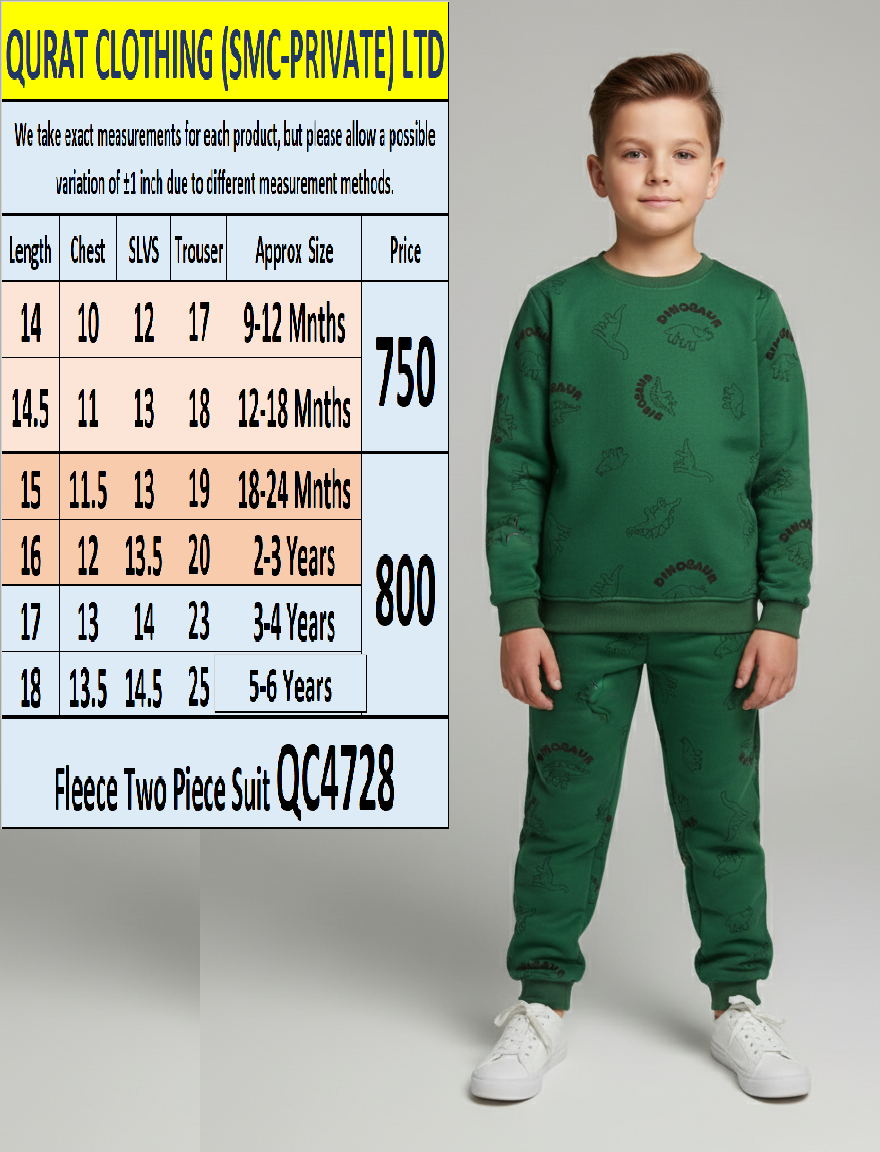 Fleece Two Piece Suit QC4728