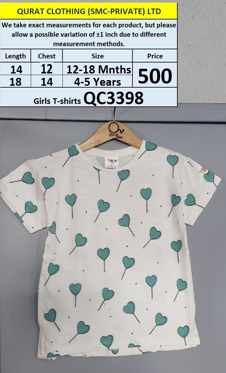 PEP&CO Brand Girls T-Shirts QC3398 Export London