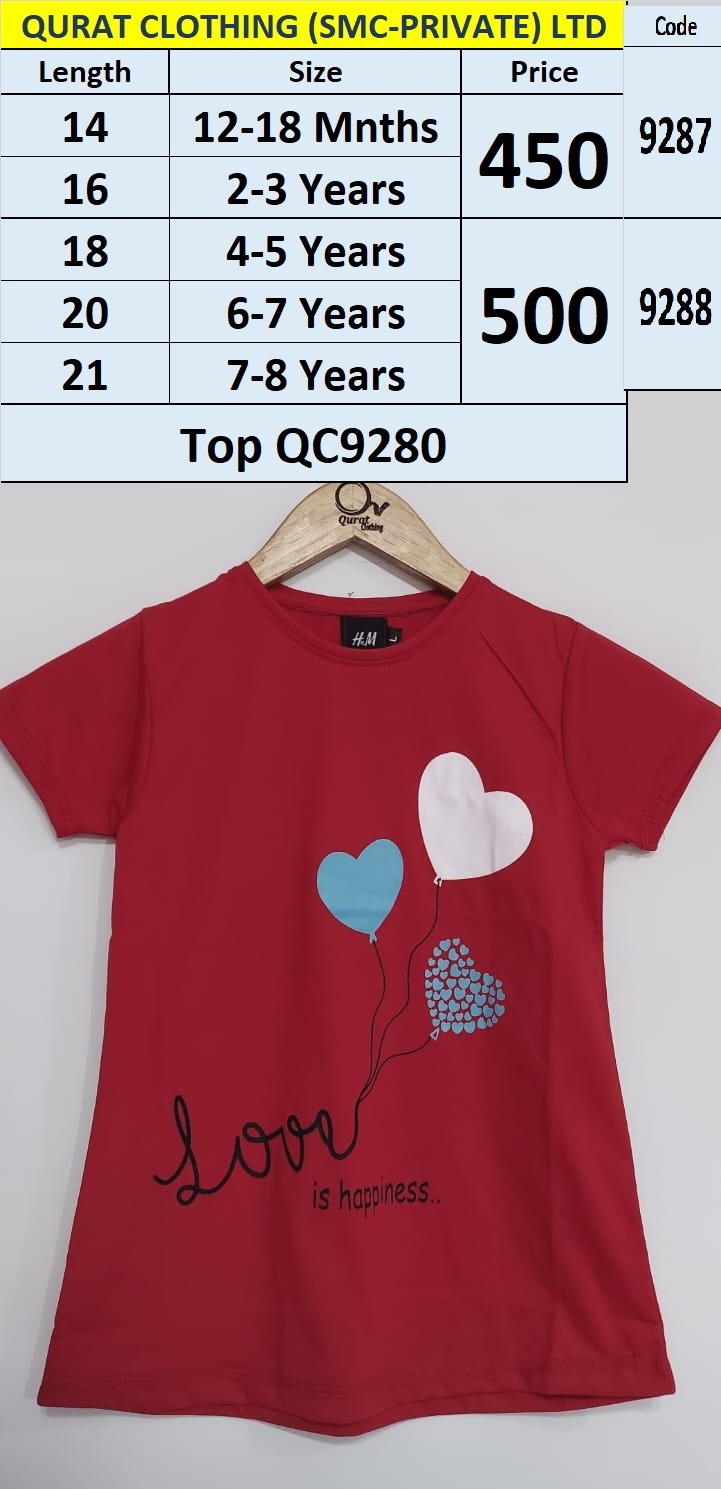 Top & T-Shirts Code QC9287