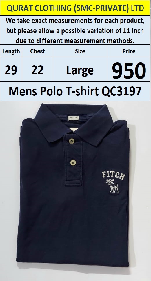  Branded Men's T-Shirt QC3197 - Export Product