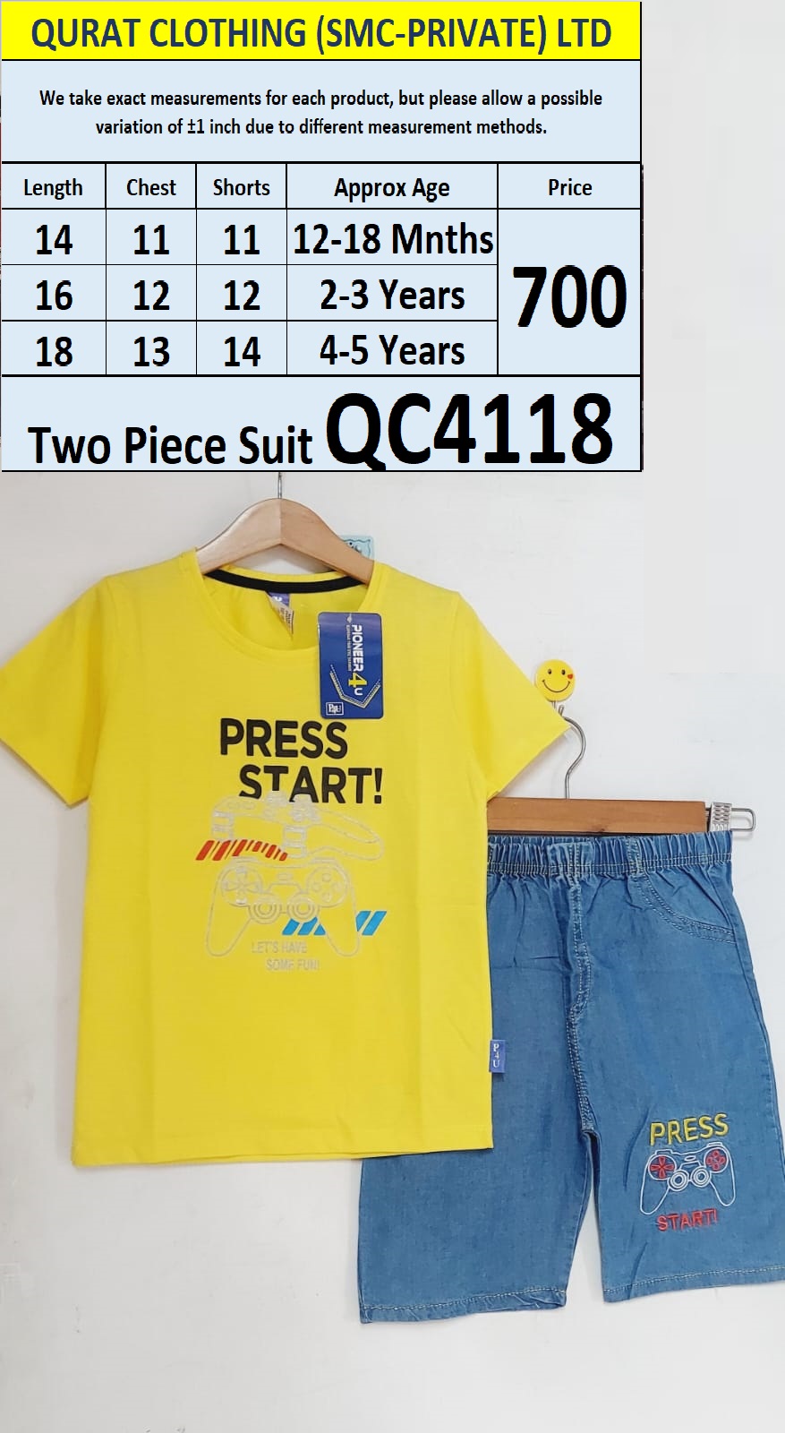 Two Piece Suit QC4118