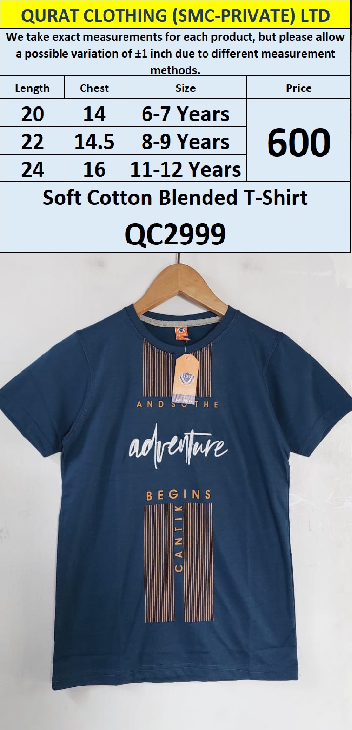 Soft Cotton Blended T-shirt QC2999