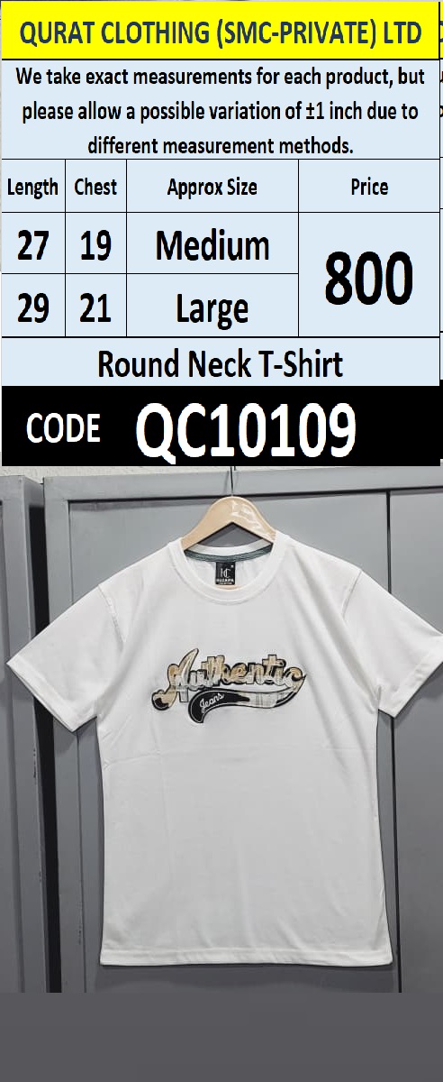 Round Neck Polo T-shirt - QC10109