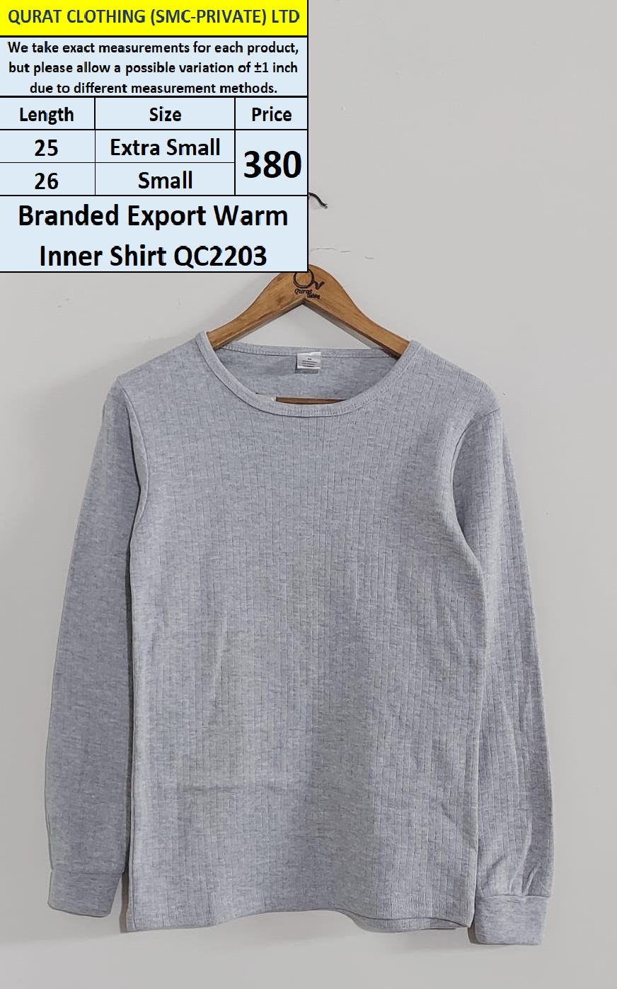 Branded Warm Inner Shirt QC2203