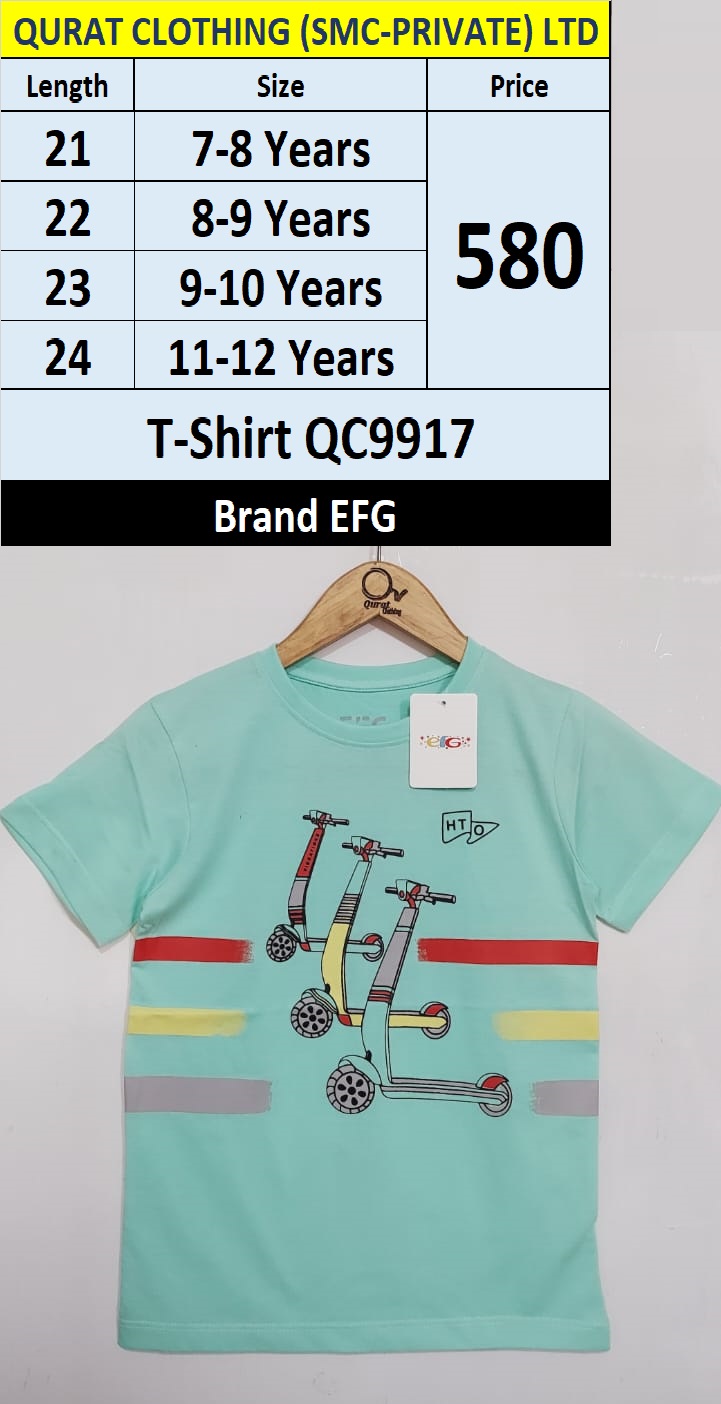 EFG Brand Cool Print HTO T-Shirt QC9917