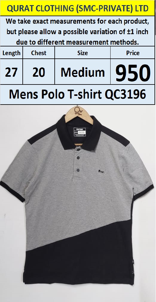 Branded Men's T-Shirt QC3196 - Export Product
