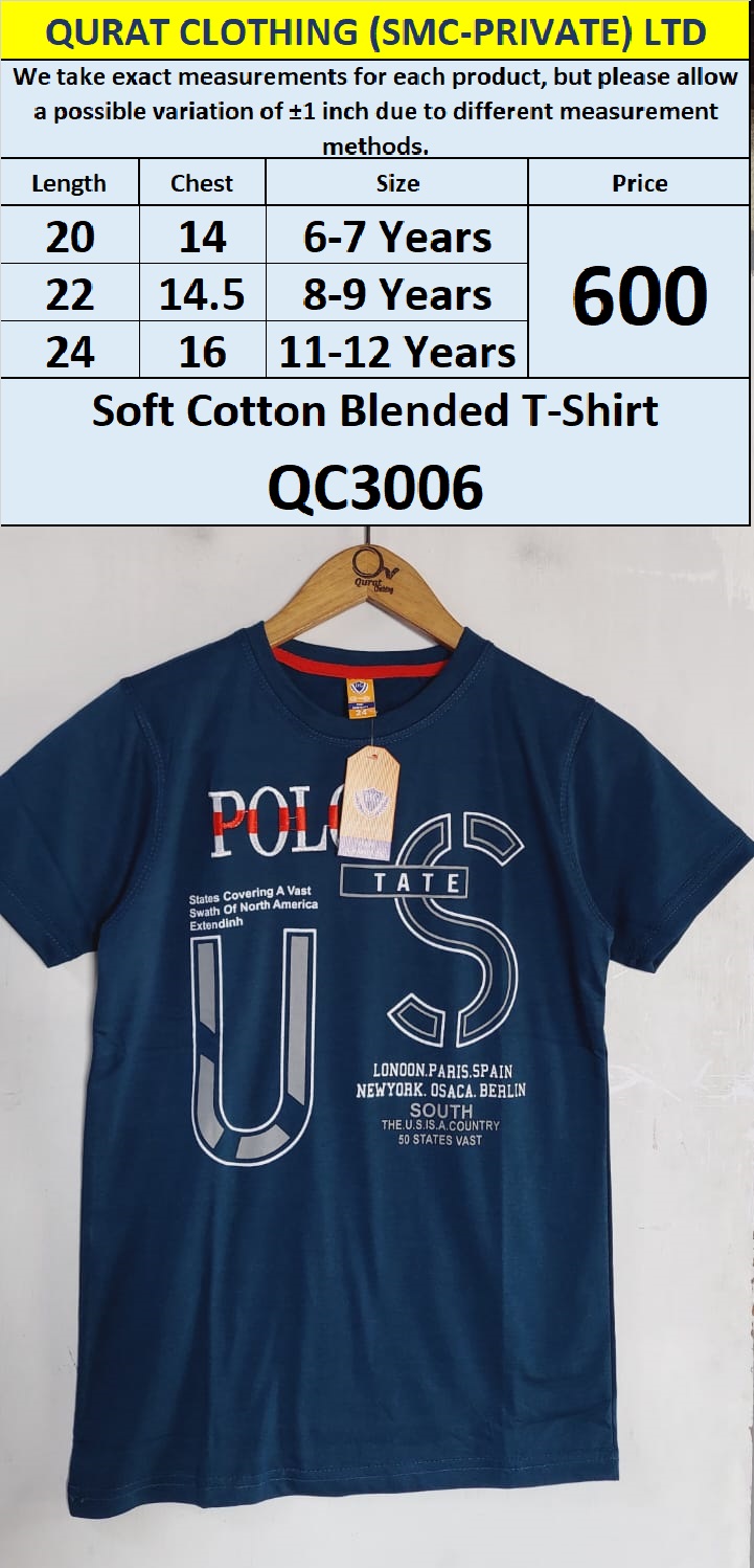 Soft Cotton Blended T-shirt QC3006