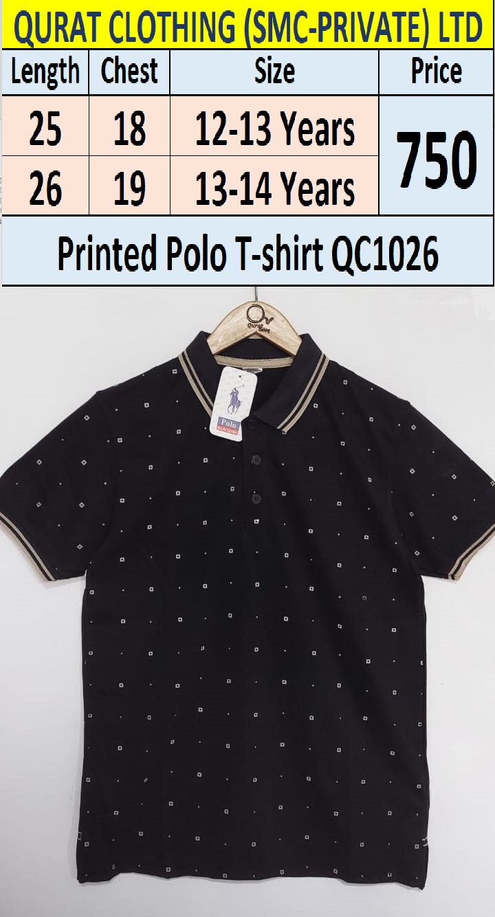 Printed Polo T-Shirt QC1026