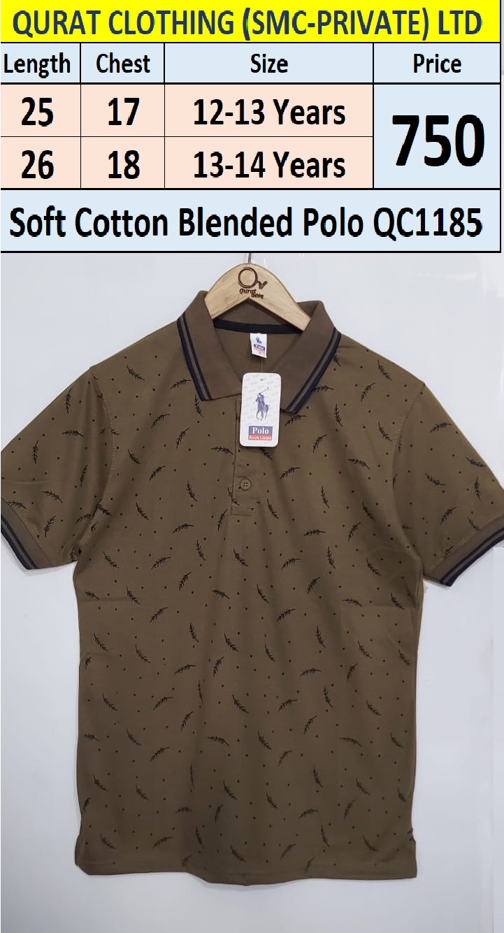 Soft Cotton Blended Polo T-Shirt QC1185