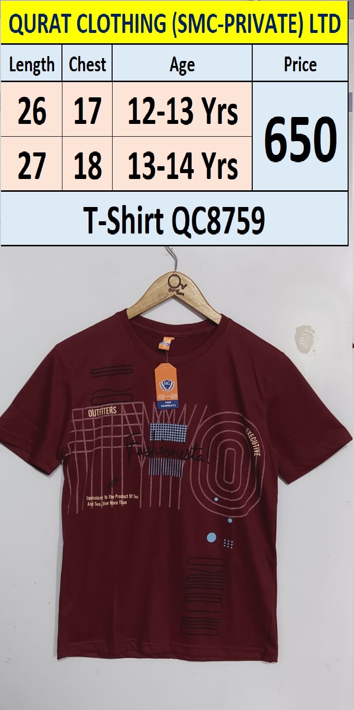 T-shirt code QC8759