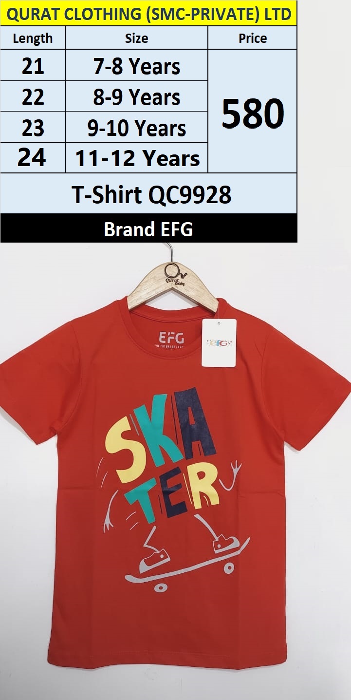 EFG Brand Skater T-Shirt QC9928