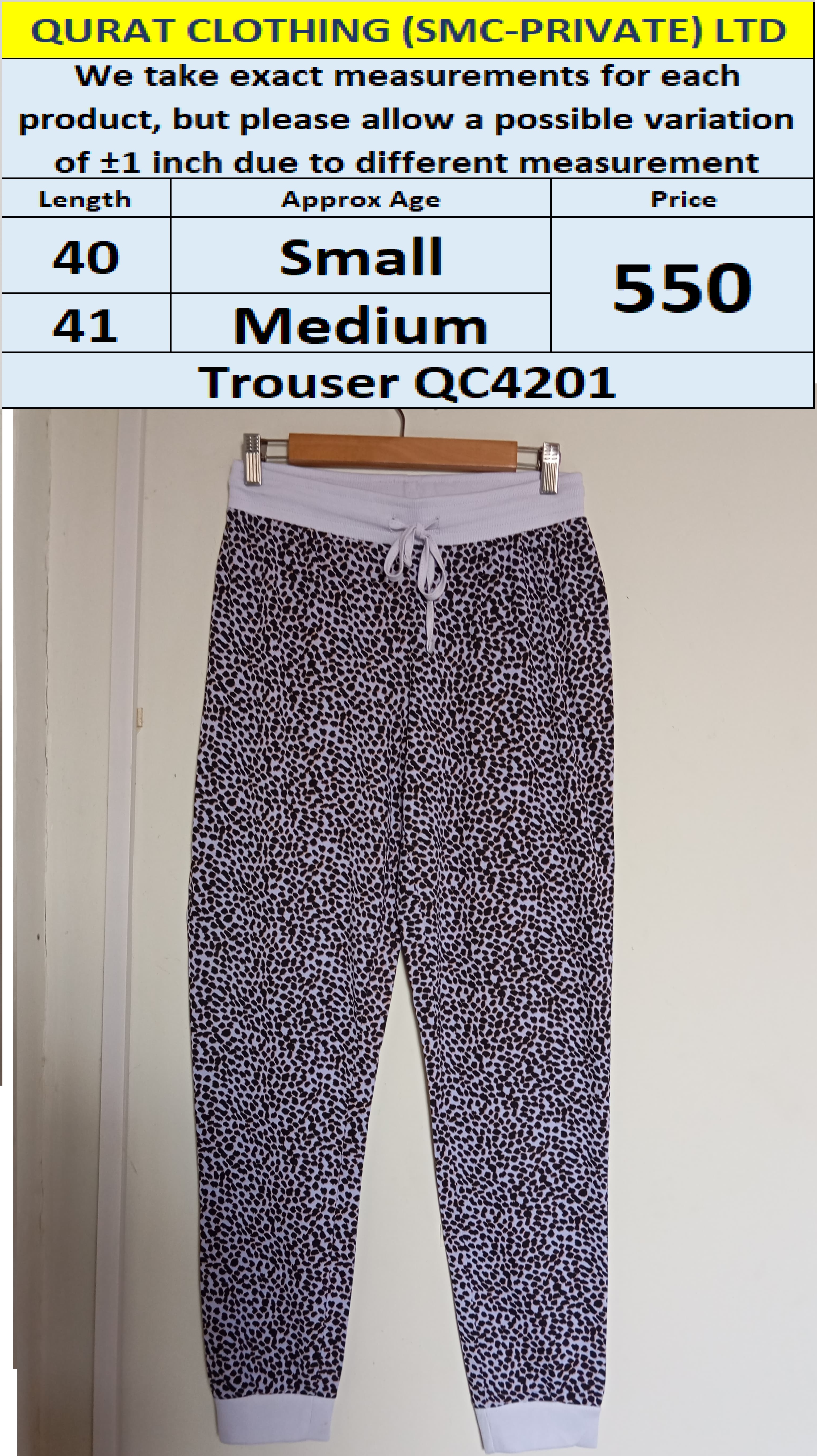 Branded Trouser QC4201