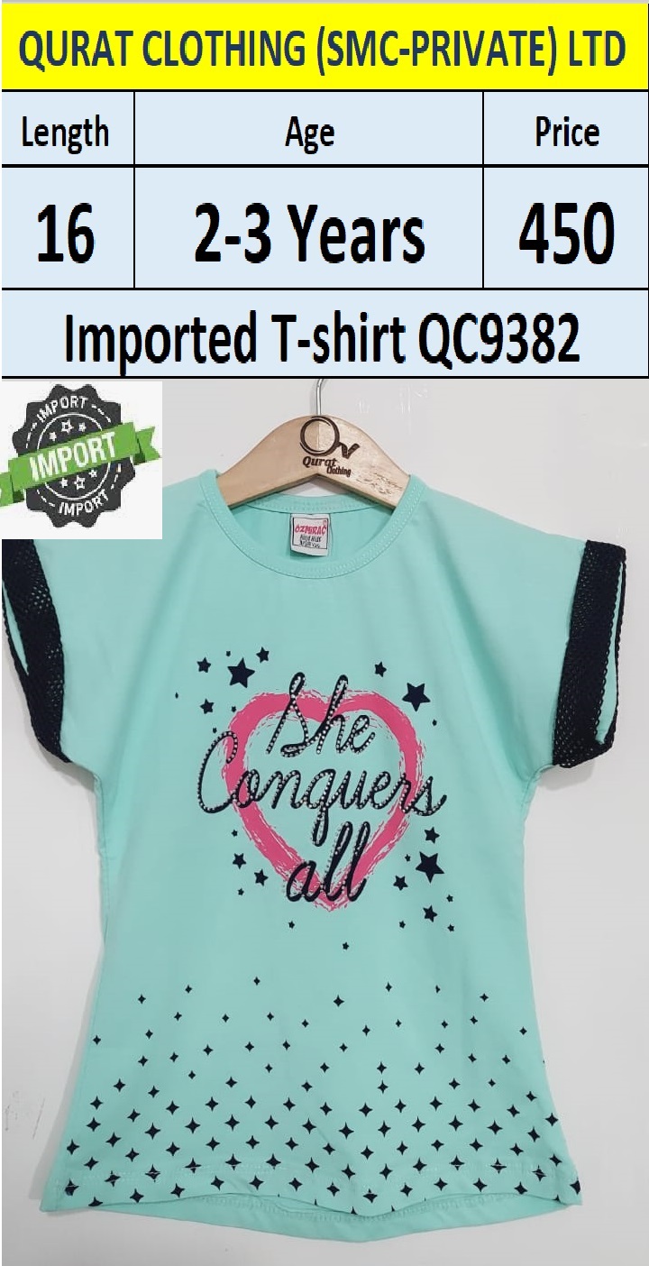 Turkey Imported She Conquers All T-shirt QC9382 Brand Ozmirac