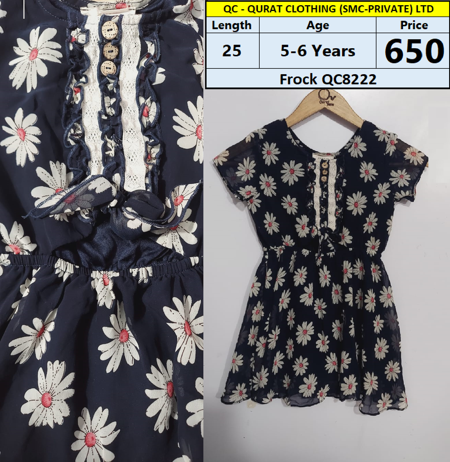 Branded Frock QC8222