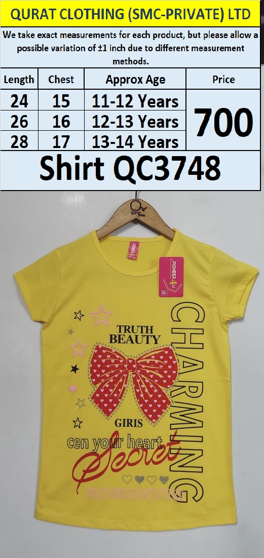 Girls T-Shirt QC3748