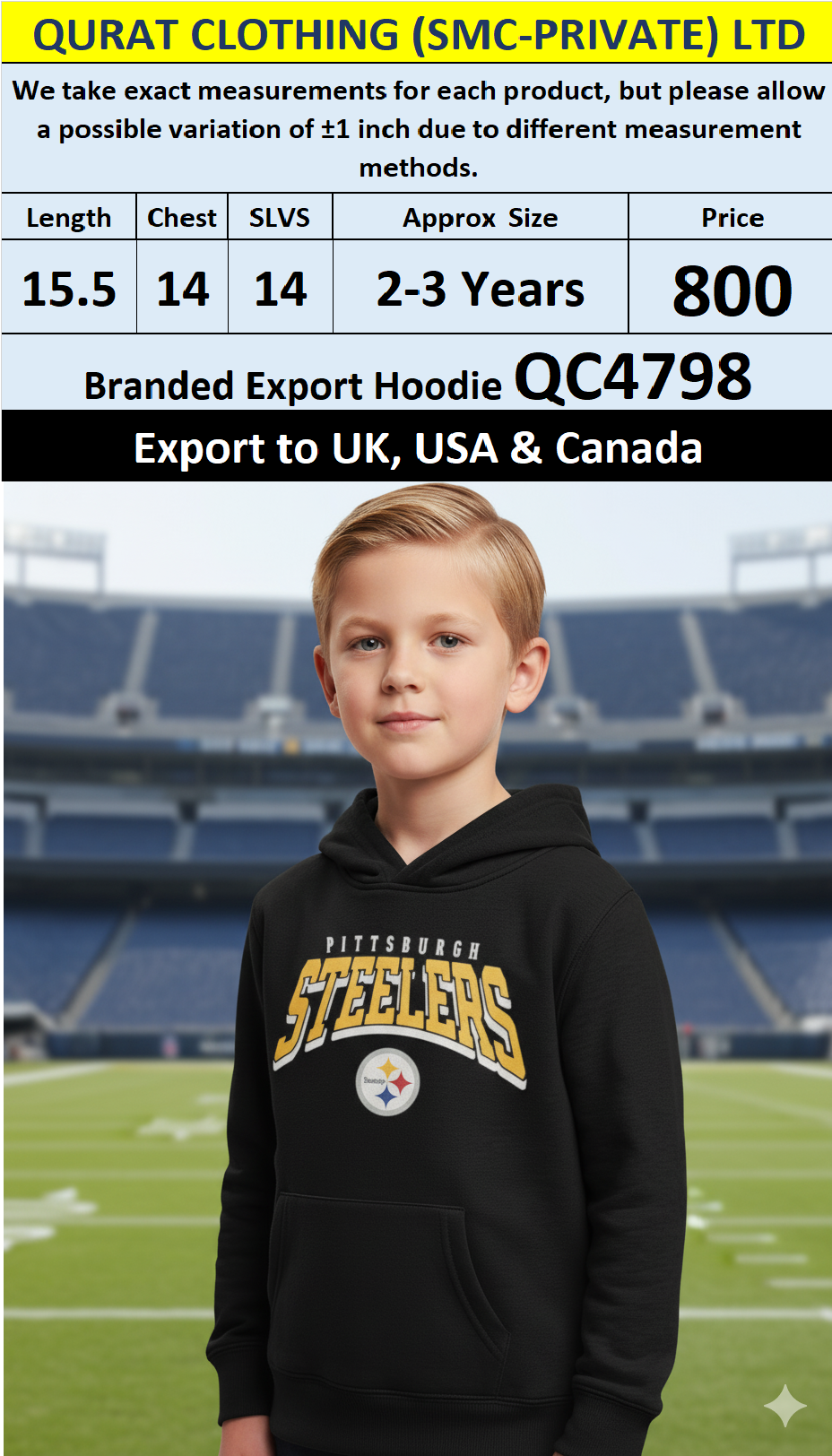Branded Export UK, USA & Canada Top Brands Hoodie QC4798