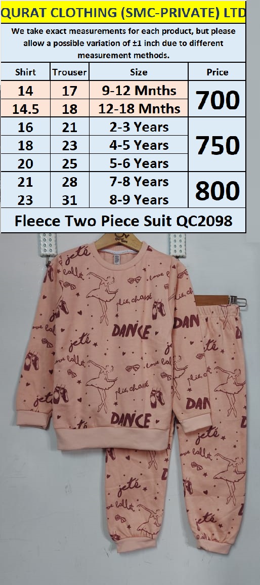 Fleece Two Piece Suits QC2098