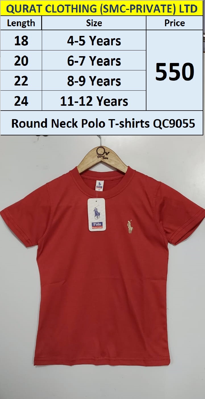 Round Neck Polo T-shirt QC9055