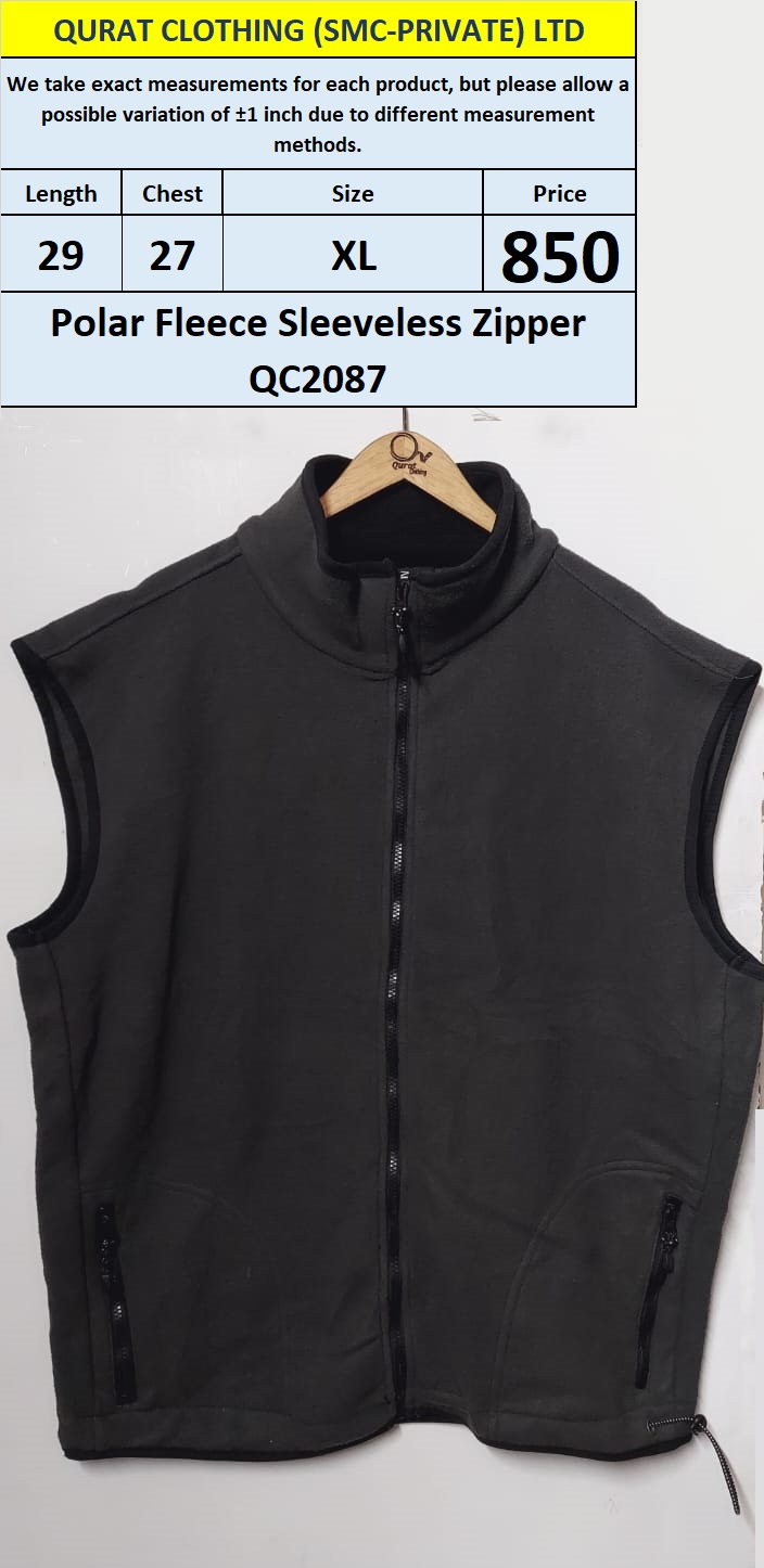 Uzzi Amphibiour Polar Fleece Sleeveless Zipper QC2087 Export USA