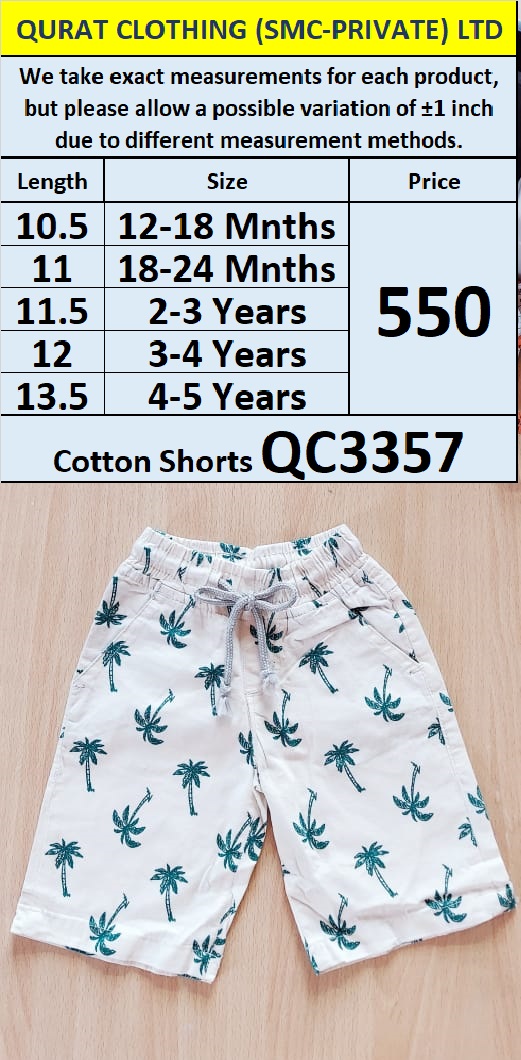 Cotton Shorts QC3357