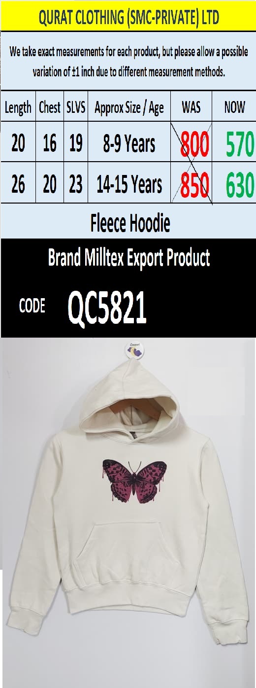 Top International Branded Export Hoodie / Sweatshirt Products - QC5821