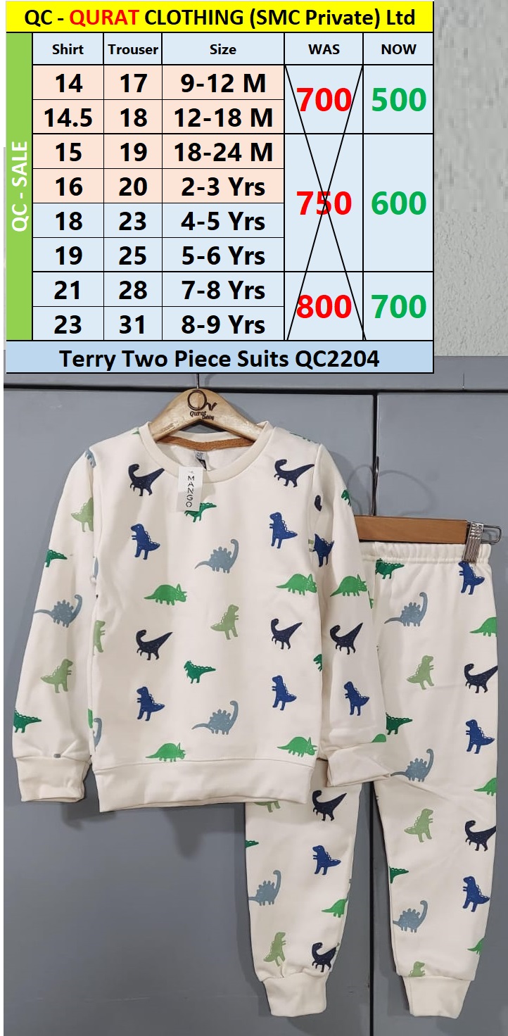 Terry Two Piece Suit QC2204
