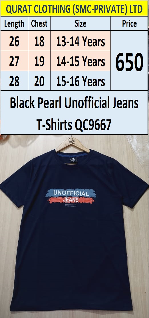 Black Pearl Unofficial Jean T-Shirts QC9667