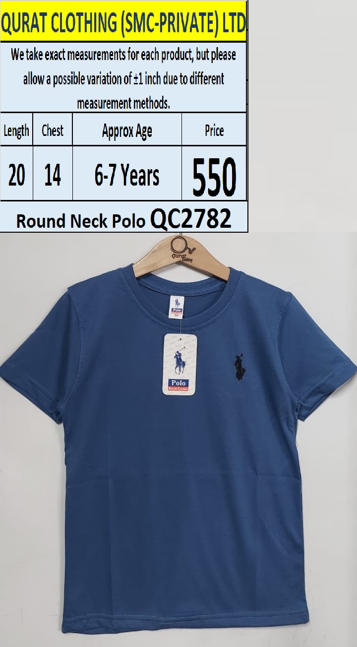 Round Neck Polo T-shirt QC2782 - QC2782