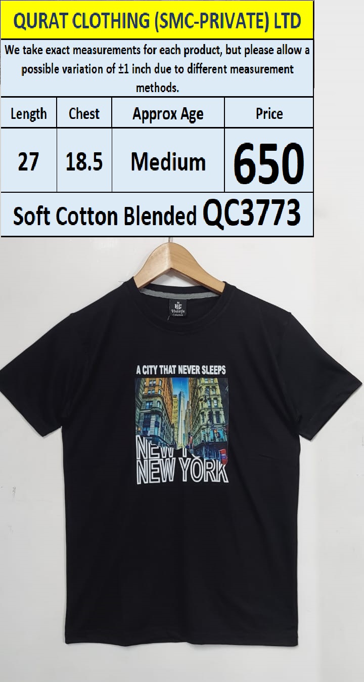 Soft Cotton Blended T-shirt QC3773