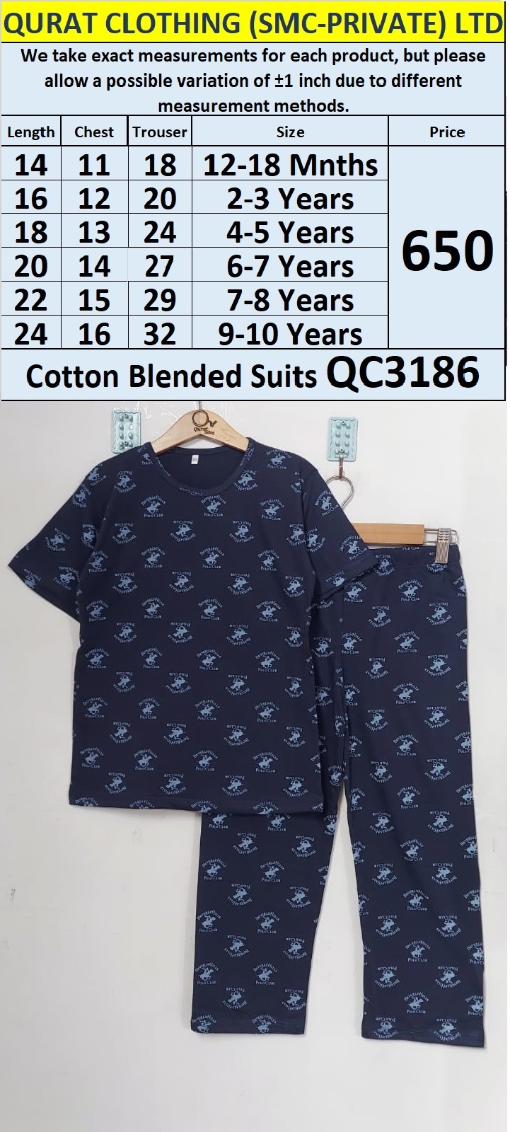 Cotton Blended Suits QC3186