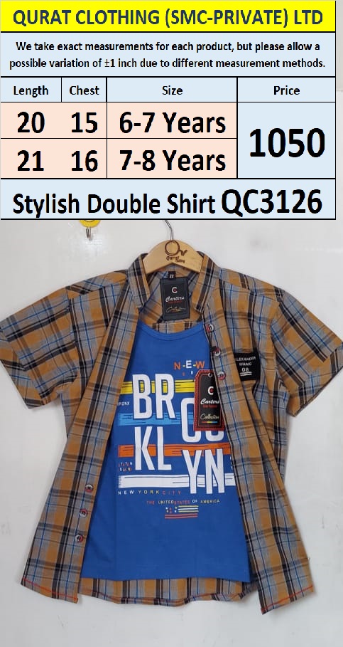 Stylish Double Shirt QC3126