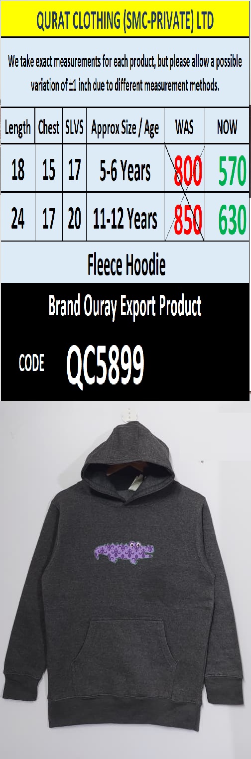  Top International Branded Export Hoodie / Sweatshirt Products - QC5899
