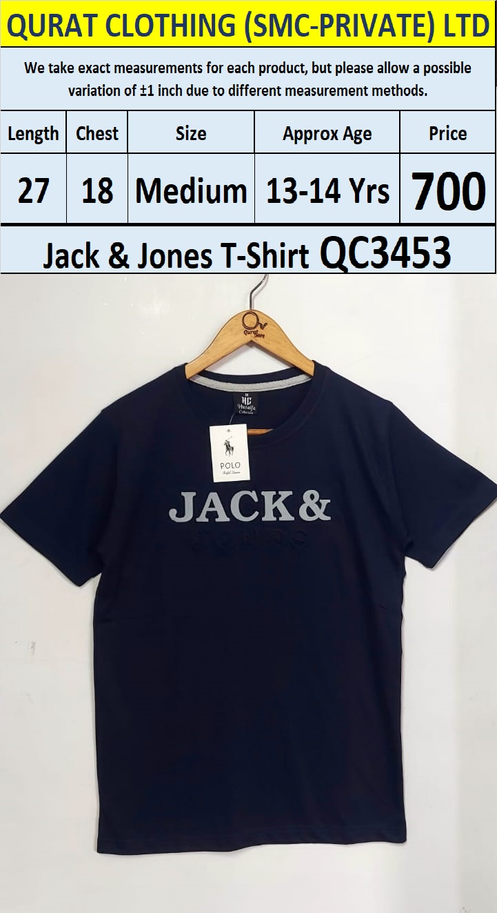Soft Cotton Blended Jack & Jones T-Shirt QC3453