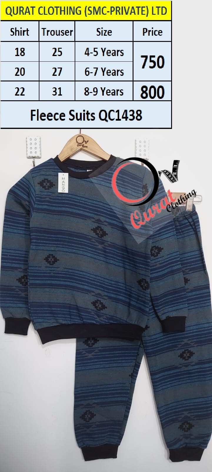 Fleece Suits QC1438