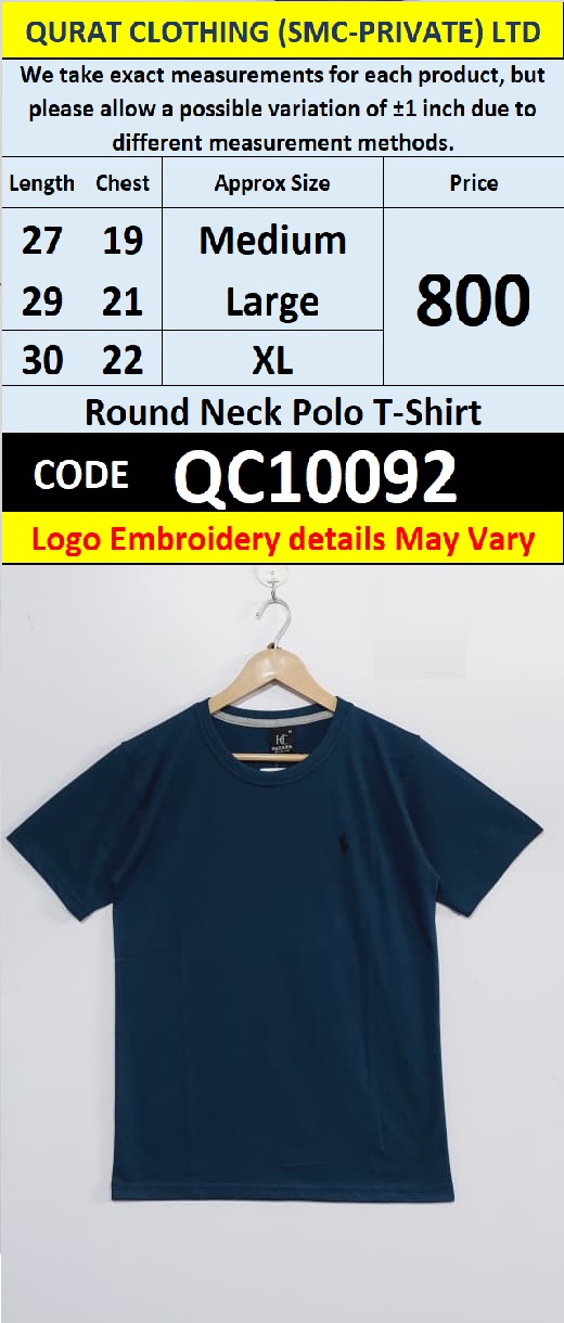 Round Neck Polo T-shirt QC10092