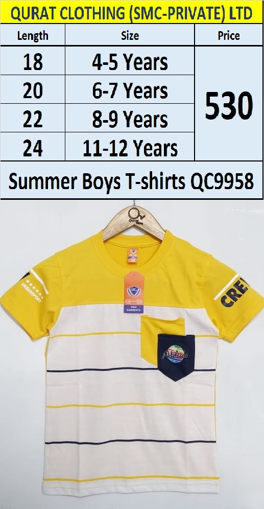 Summer Boys T-Shirt QC9958