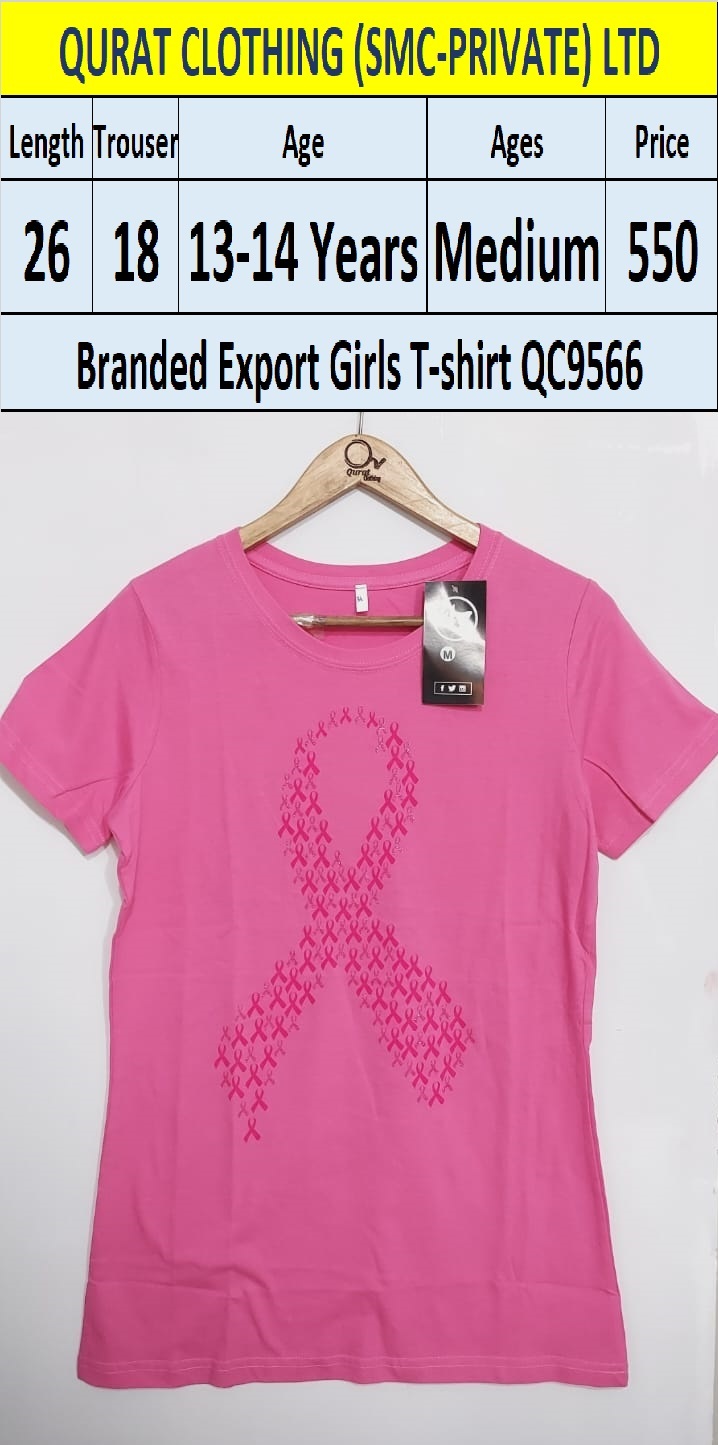 Branded Export Pink T-shirts QC9566