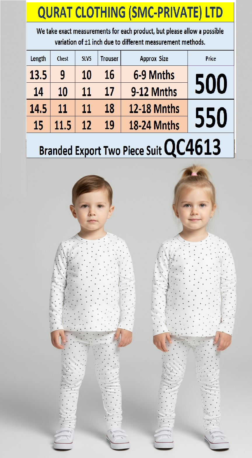 Branded Export Two Piece Suit QC4613