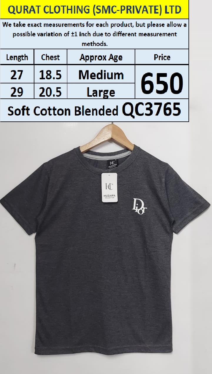 Soft Cotton Blended T-shirt QC3765