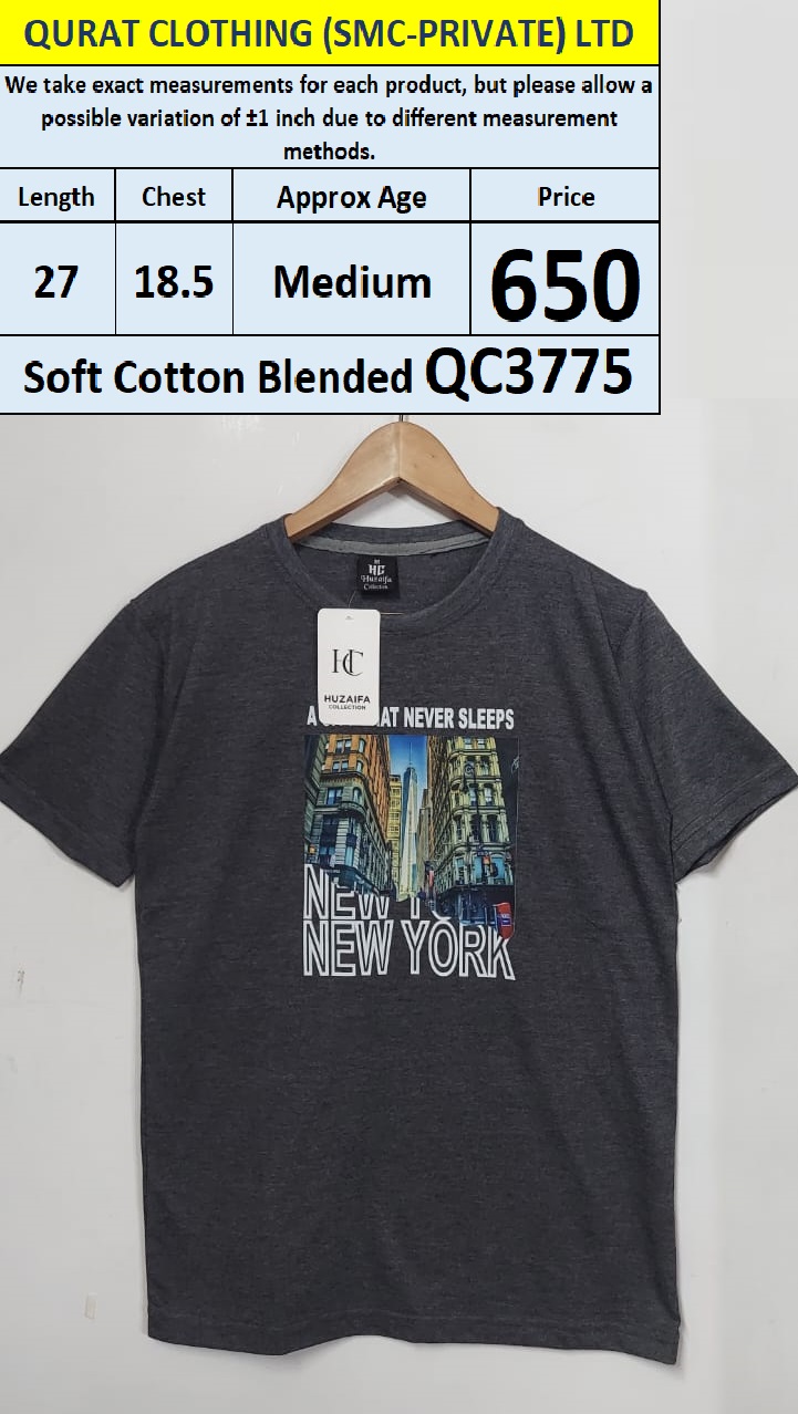 Soft Cotton Blended T-shirt QC3775