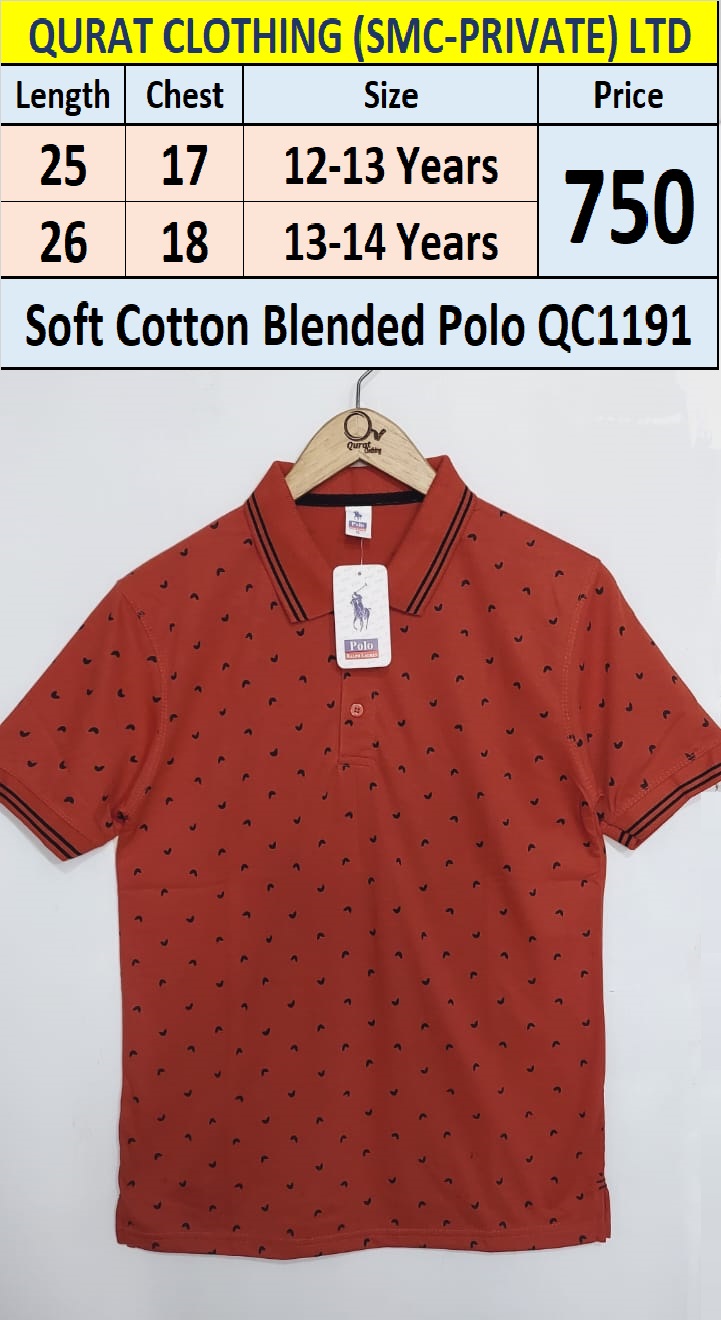 Soft Cotton Blended Polo T-Shirt QC1191