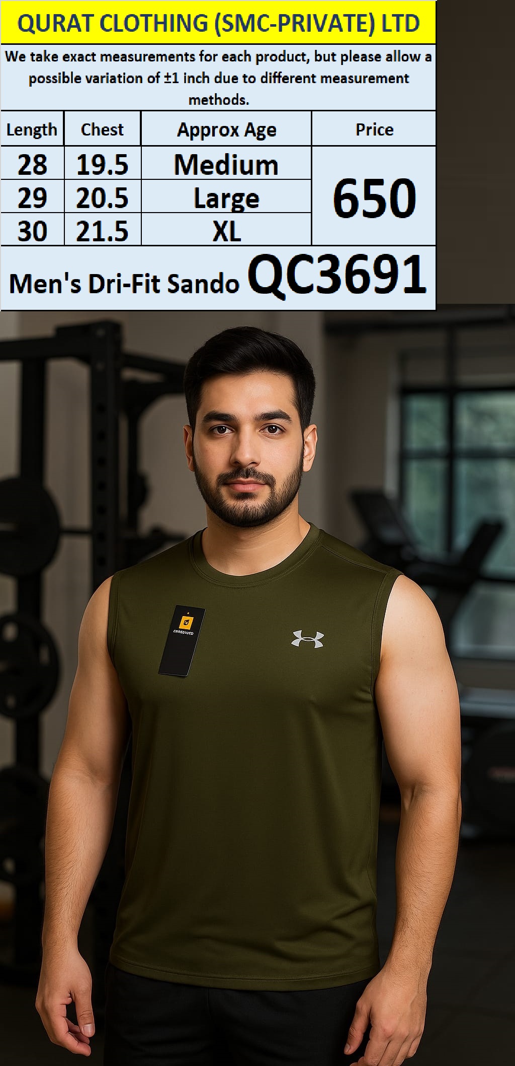 Men's Dri-Fit Sando QC3691