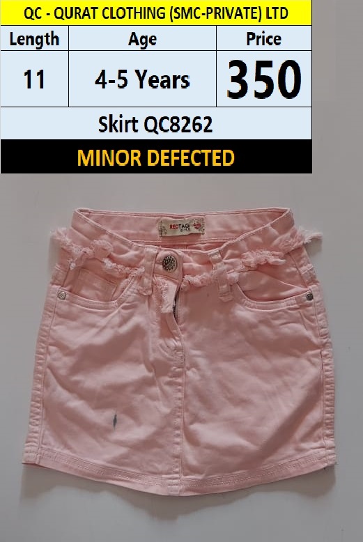 Skirt QC8262 Branded but Minor Defected(no exchange no refund)