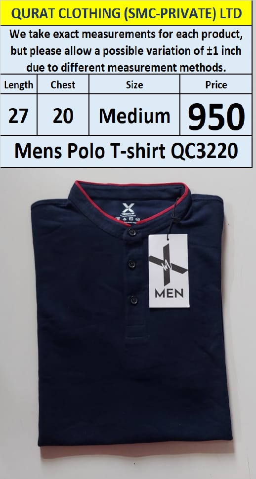 Branded Men's T-Shirt QC3220 - Export Product