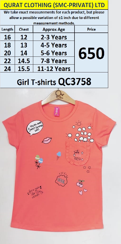Girls T-Shirt QC3758