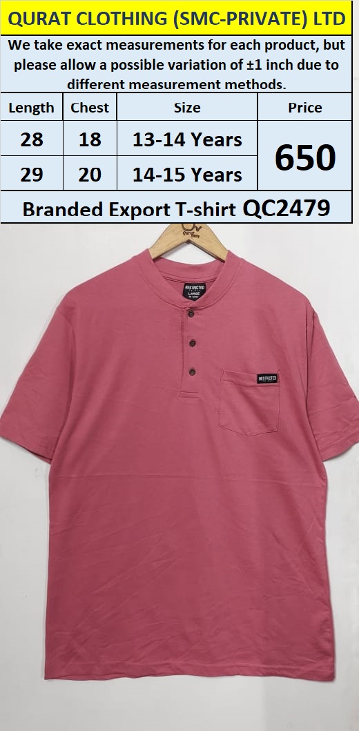 Branded Export T-shirt QC2479