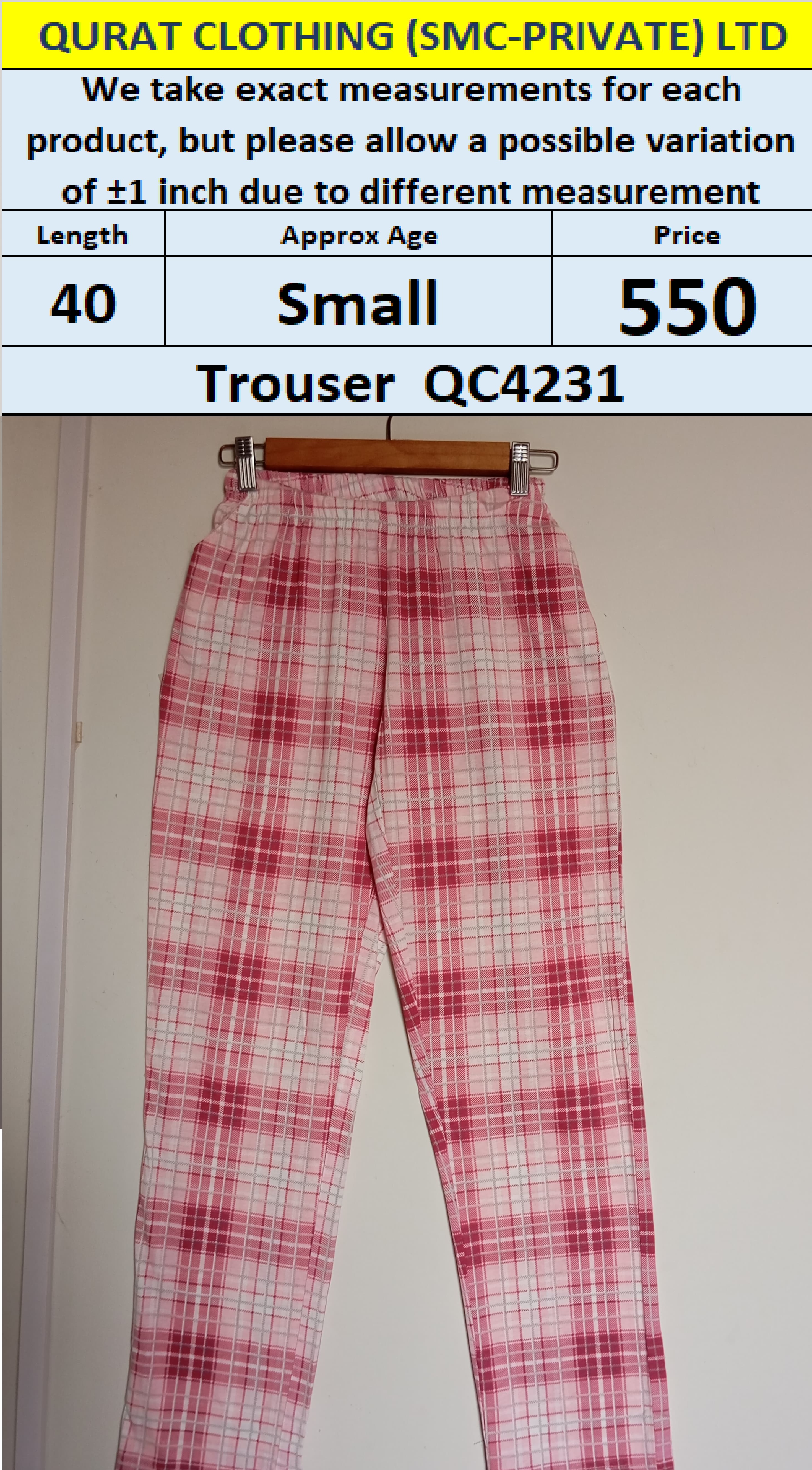 Branded Trouser QC4231