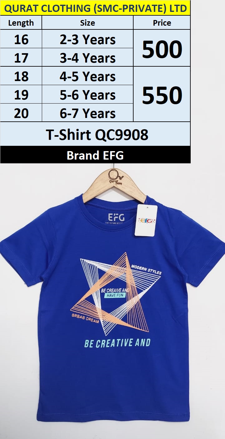 EFG Brand Be Creative and Have Fun T-Shirt QC9908